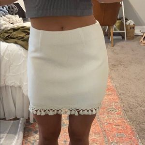 Summery White Skirt